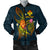 Wallis and Futuna Polynesian Personalised Men's Bomber Jacket - Legend of Wallis and Futuna (Blue) Blue - Polynesian Pride