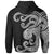 Polynesian Octopus Hoodie Black Color - Polynesian Pride