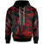 Guam Polynesian Custom Hoodie Polynesian Tattoo Red Version Unisex Red - Polynesian Pride