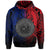 Hawaii Maka Polynesian Coat of Arms Hoodie Heaven Style Red Blue - Polynesian Pride