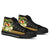 Tonga High Top Shoes - Polynesian Gold Patterns Collection - Polynesian Pride