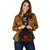 Samoa Polynesian Custom Personalised Shoulder Handbag - Red Tribal Wave One Size Red - Polynesian Pride