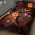 Pohnpei Polynesian Personalised Quilt Bed Set - Legend of Pohnpei (Red) - Polynesian Pride