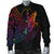 New Caledonia Men's Bomber Jacket - Butterfly Polynesian Style - Polynesian Pride