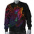 Samoa Men's Bomber Jacket - Butterfly Polynesian Style - Polynesian Pride