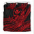 Hawaii Humpback Whale With Hibiscus Tribal Red Bedding Set - LT12 - Polynesian Pride