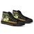 Palau High Top Shoes - Polynesian Gold Patterns Collection - Polynesian Pride