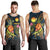 Nauru Polynesian Men's Tank Top - Legend of Nauru (Blue) - Polynesian Pride