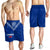 HRPP Samoa Men Short - Samoan Tribal - LT12 Blue - Polynesian Pride