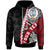 Guam Polynesian Custom Hoodie Wave Tattoo Unisex Red - Polynesian Pride