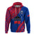 F.A.S.T Samoa Zip up Hoodie Samoan Pattern LT12 - Polynesian Pride