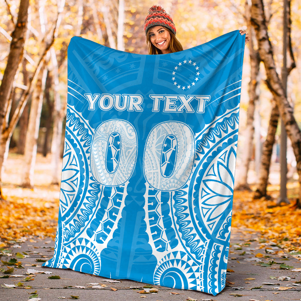 (Custom Personalised) Cook Islands Tongareva Blanket - Tribal Pattern - LT12 - Polynesian Pride