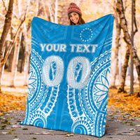 (Custom Personalised) Cook Islands Tongareva Blanket - Tribal Pattern - LT12 - Polynesian Pride