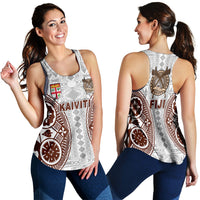 Fiji Kaiviti Tapa Pattern Women Tank Top - LT12 - Polynesian Pride