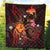 Papua New Guinea Polynesian Premium Quilt - Legend of Papua New Guinea (Red) - Polynesian Pride