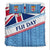 Fiji Day Bedding Set - Tapa Pattern With Flag - LT12 - Polynesian Pride