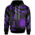 Nauru Polynesian Custom Hoodie Polynesian Tattoo Purple Version Unisex Purple - Polynesian Pride