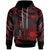 Samoa Polynesian Custom Hoodie Polynesian Tattoo Red Version Unisex Red - Polynesian Pride