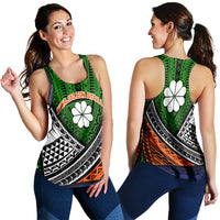Kwajalein Atoll Tribal Pattern Women Tank Top - LT12 - Polynesian Pride