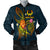 Pohnpei Polynesian Personalised Men's Bomber Jacket - Legend of Pohnpei (Blue) Blue - Polynesian Pride