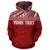 Samoa Polynesian Custom Hoodie Red Style - Polynesian Pride