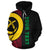 Vanuatu Polynesian Custom Hoodie Red Line - Polynesian Pride