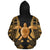 Turtle Polynesian Custom Hoodie Gold Tattoo - Polynesian Pride