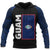 Guam All Over Hoodie Guam Flag Polynesian Tattoo Special Version Unisex Blue - Polynesian Pride