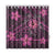 Hawaii Mix Polynesian Turtle Plumeria Shower Curtain - AH - Nick Style - Pink - Polynesian Pride