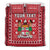 (Custom Personalised) Fiji Bedding Set Pattern - Fijian Tapa Pattern Red LT13 - Polynesian Pride