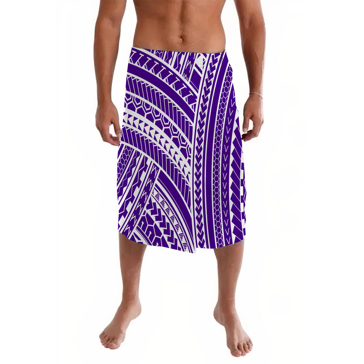 Polynesian Lavalava Simple Ver.01 Purple LT13 Purple - Polynesian Pride