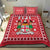 Fiji Bedding Set Pattern - Fijian Tapa Pattern Red LT13 - Polynesian Pride