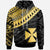 Wallis & Futuna Custom Hoodie Wallis & Futuna Ginger Lei Pattern Gold Unisex Gold - Polynesian Pride