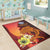 Northern Mariana Islands Custom Personalised Area Rugs - Tribal Tuna Fish - Polynesian Pride