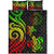 Palau Quilt Bed Set - Reggae Tentacle Turtle - Polynesian Pride