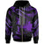 Papua New Guinea Polynesian Custom Zip Hoodie Polynesian Tattoo Purple Version Unisex Purple - Polynesian Pride