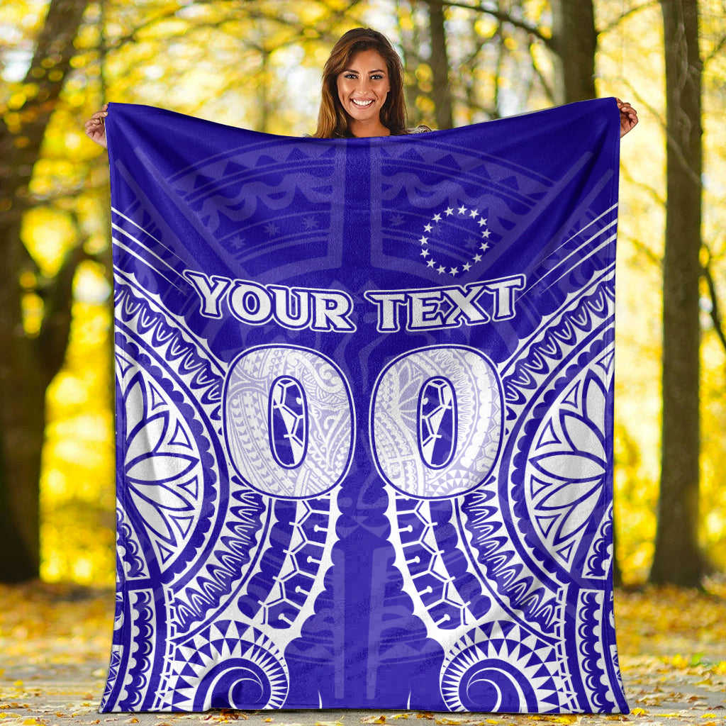 (Custom Personalised) Cook Islands Rakahanga Blanket - Tribal Pattern - LT12 - Polynesian Pride