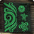 Tahiti Polynesian Premium Quilt - Green Tentacle Turtle - Polynesian Pride