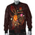 Tuvalu Polynesian Personalised Men's Bomber Jacket - Legend of Tuvalu (Red) - Polynesian Pride