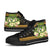 Chuuk State High Top Shoes - Polynesian Gold Patterns Collection - Polynesian Pride