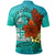 Fiji Polo Shirt Tropical Flowers Style - Polynesian Pride