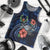 Pohnpei Polynesian Men Tank Top - Blue Turtle Hibiscus - Polynesian Pride