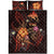 Papua New Guinea Polynesian Quilt Bed Set - Legend of Papua New Guinea (Red) - Polynesian Pride