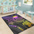 Nauru Custom Personalised Area Rug - Pink Turtle - Polynesian Pride