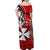 Wallis et Futuna Off Shoulder Long Dress Be Unique Red LT13 - Polynesian Pride