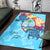 Guam Area Rug - Custom Personalised Tropical Style - Polynesian Pride