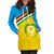 Vanuatu Torba Province Hoodie Dress - Flag Style - LT12 - Polynesian Pride