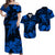 Hawaii Matching Dress and Hawaiian Shirt Polynesia Blue Shark LT13 Blue - Polynesian Pride