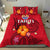 French Polynesia Bedding Set - Hibiscus With Tribal - LT12 - Polynesian Pride