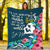 (Custom Personalised) Solomon Islands Mothers Day With Green Turtle Blanket - LT12 - Polynesian Pride